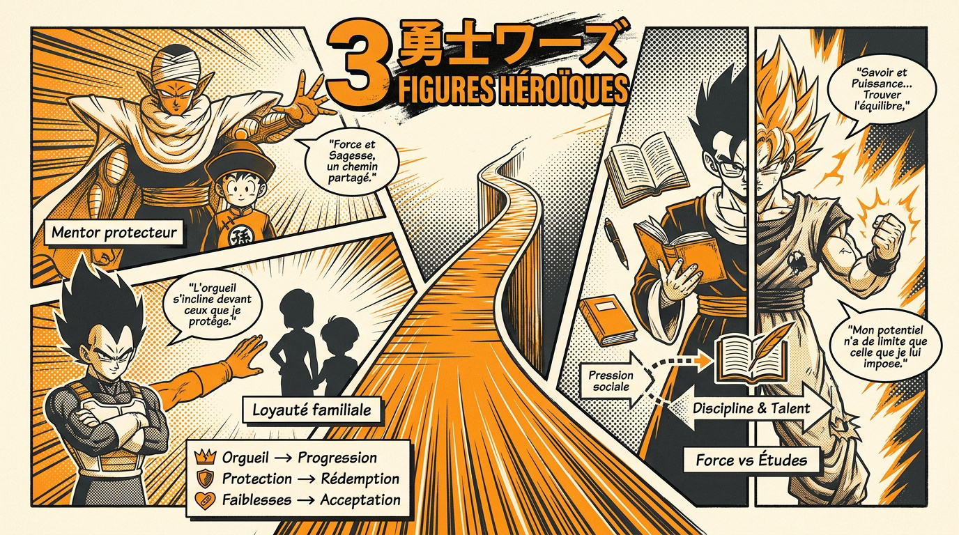 Evolution morale de Vegeta et Piccolo dans Dragon Ball