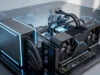 Quelle alimentation choisir pour la Nvidia RTX 5090 ? Un PC haut de gamme avec une carte graphique RTX 5090 et une alimentation puissante dans un boîtier vitré moderne.