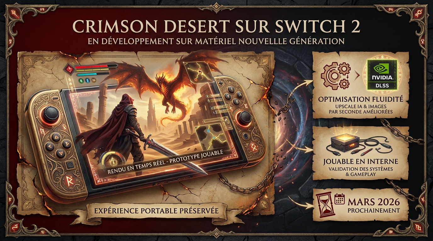 Développement de Crimson Desert sur Nintendo Switch 2