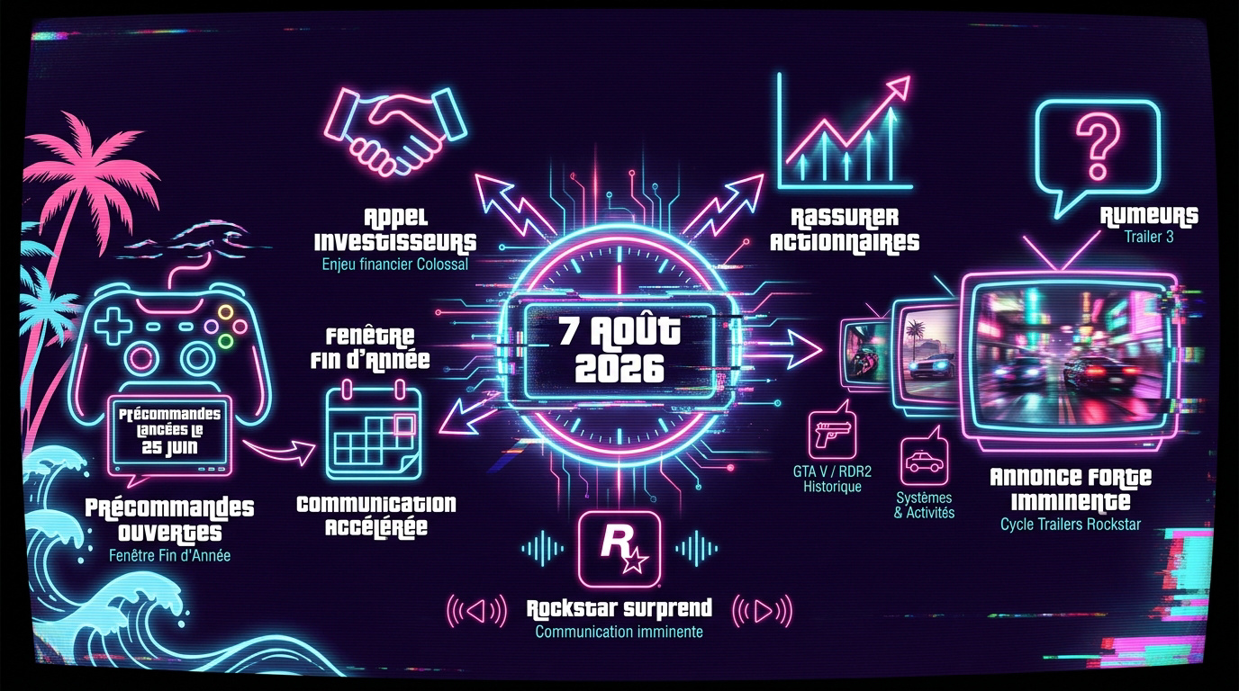 Calendrier des annonces et précommandes de GTA 6