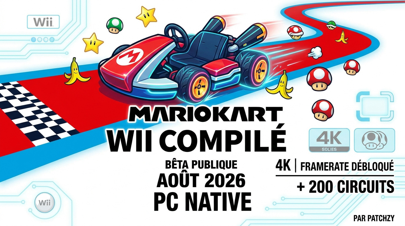 Bêta de Mario Kart Wiicompiled prévue pour août 2026
