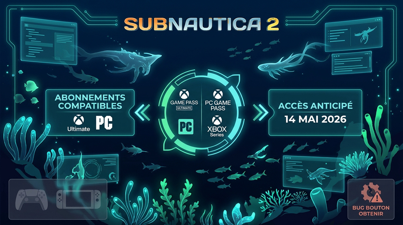 Subnautica 2 en accès anticipé sur Xbox et PC Game Pass