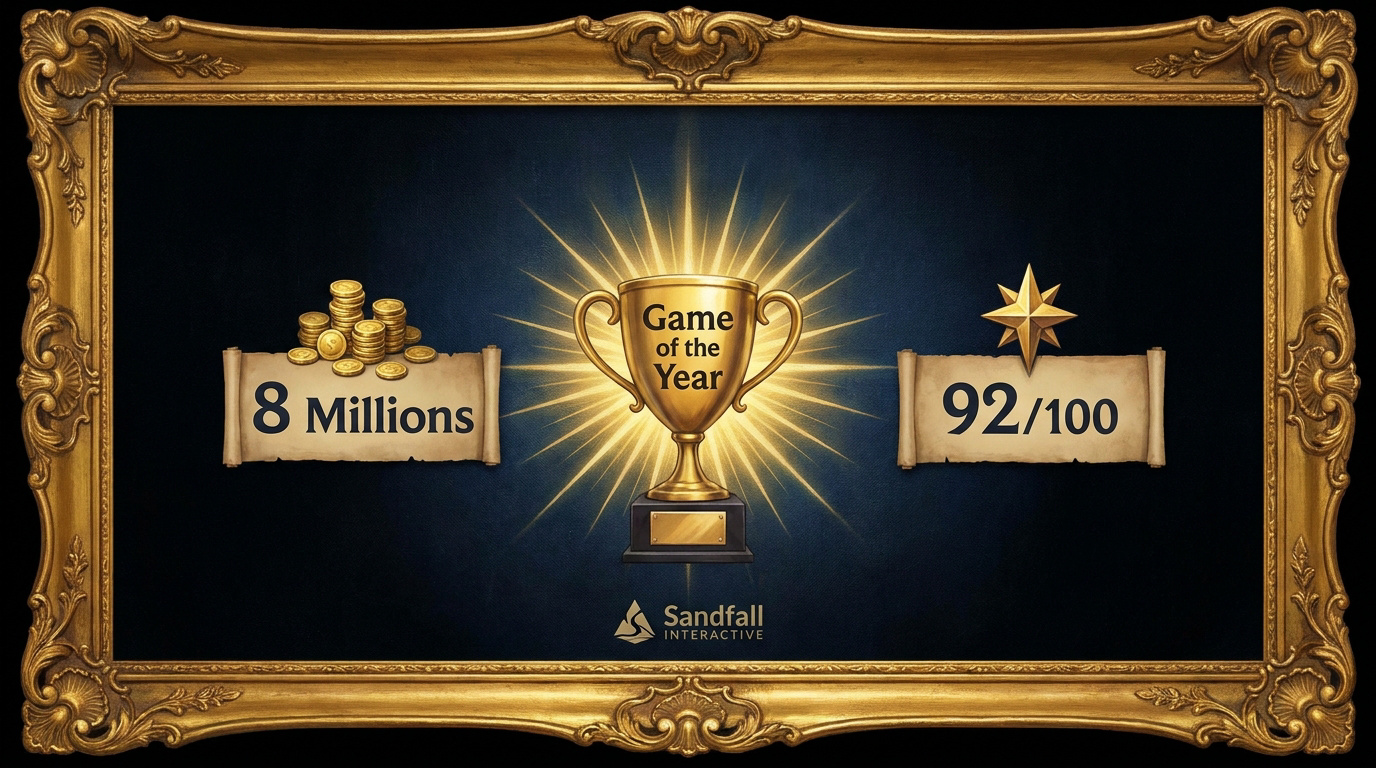 Trophée du Jeu de l'Année 2025 pour Clair Obscur Expedition 33