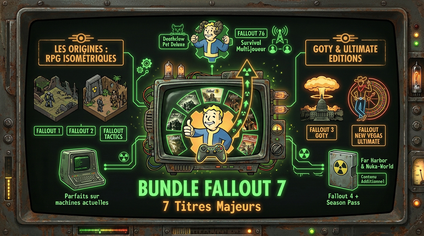 Collection complète des jeux Fallout sur Steam