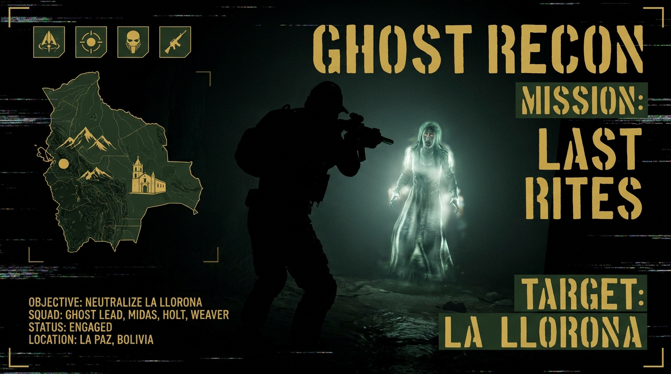 Combat intense des Ghosts contre le culte de La Llorona dans Ghost Recon Wildlands Last Rites