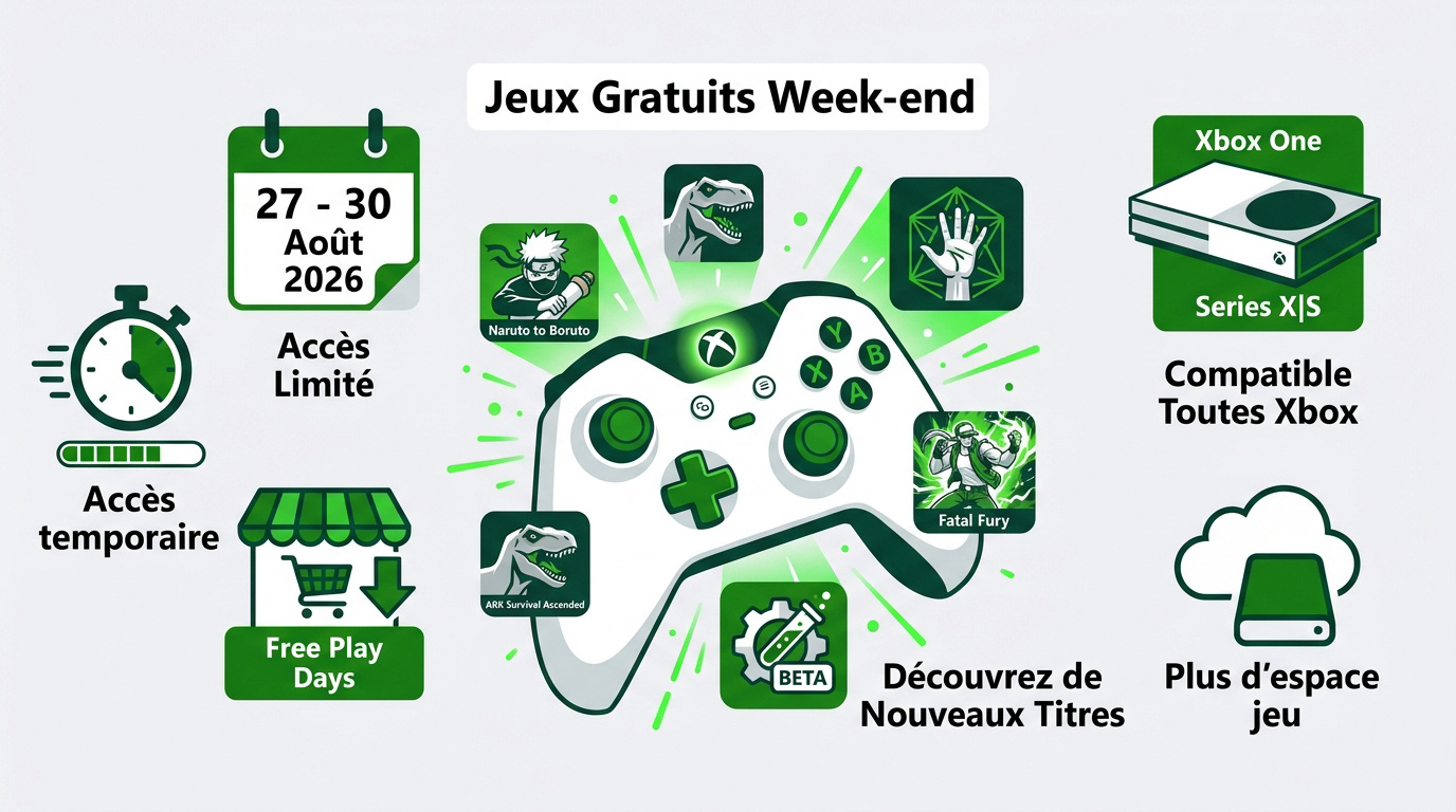 Sélection de jeux gratuits Xbox pour le week-end incluant Call of Duty et ARK