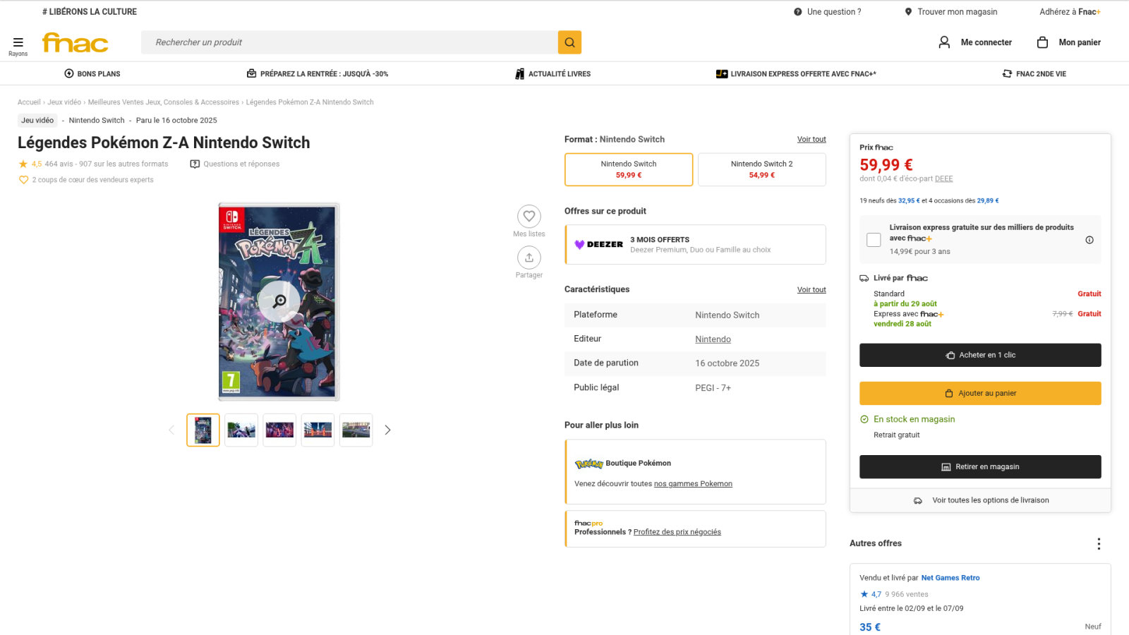 Fnac : décroche ton pin's exclusif et 10 euros de crédit
