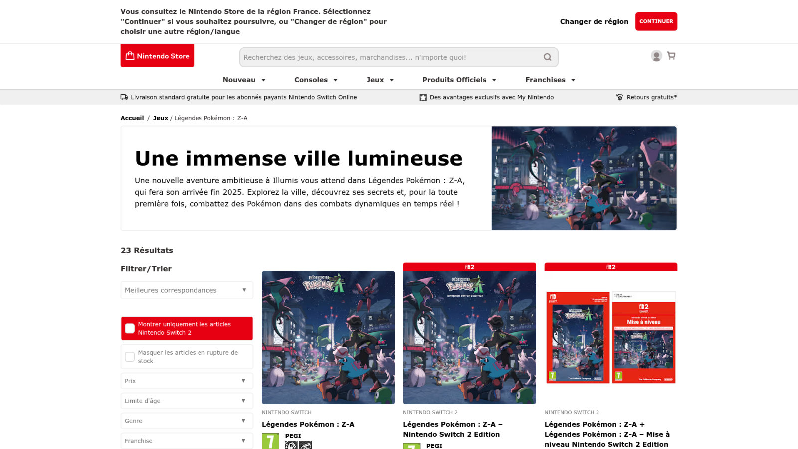 Nintendo Store : craque pour les packs collectors Méga-Évolution