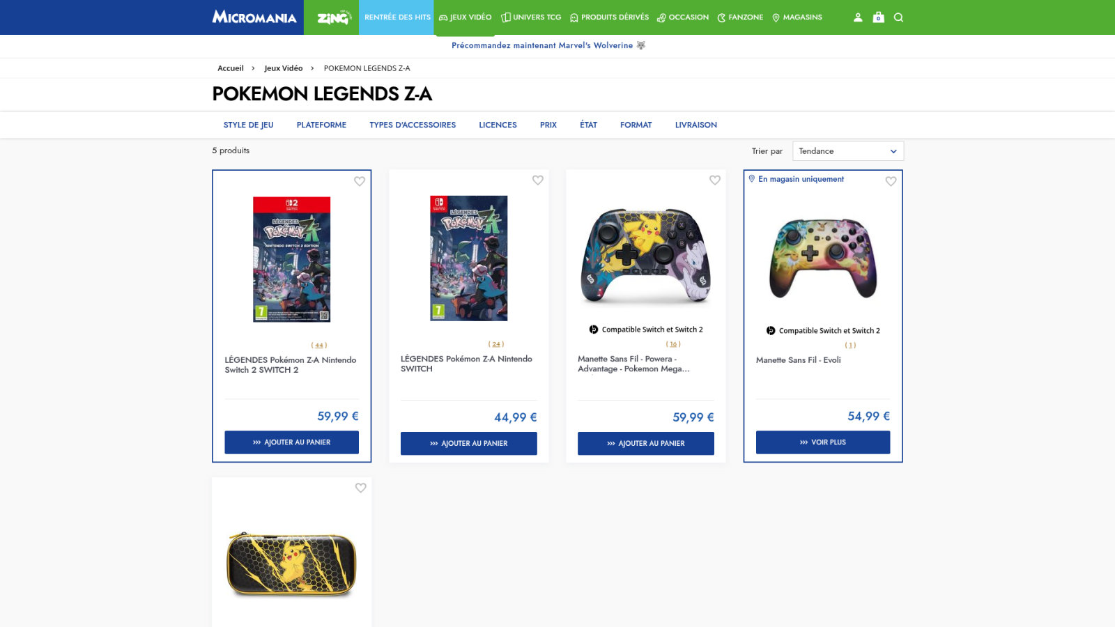 Micromania : les figurines exclusives pour ta vitrine de dresseur