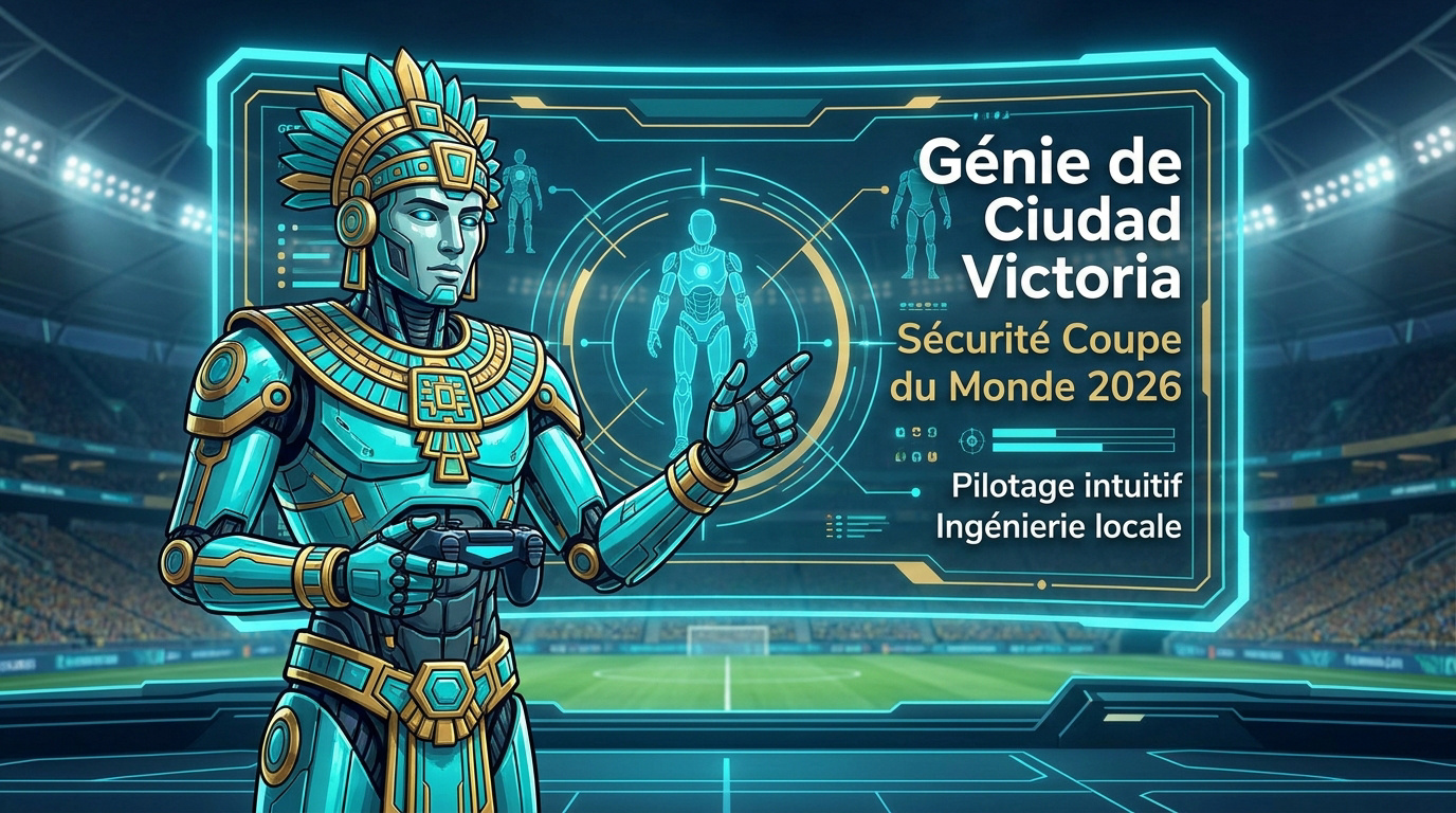 Robot de sécurité quadrupède pour la Coupe du Monde 2026