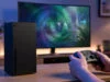 Jeux gratuits xbox week-end : cinq titres à découvrir Console Xbox Series X posée sur une table avec une personne jouant sur un écran affichant un jeu en version bêta.