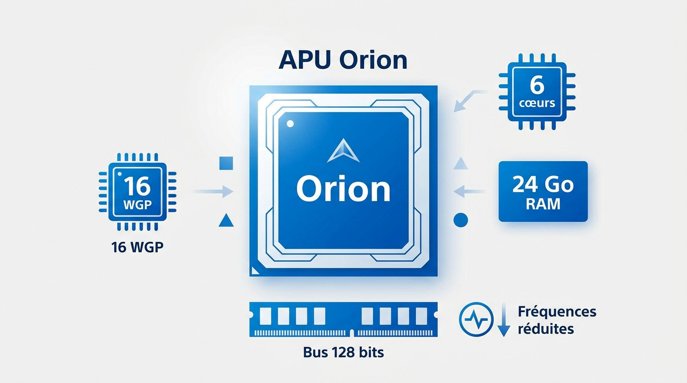 Architecture de l'APU Orion pour la PlayStation 6 Lite
