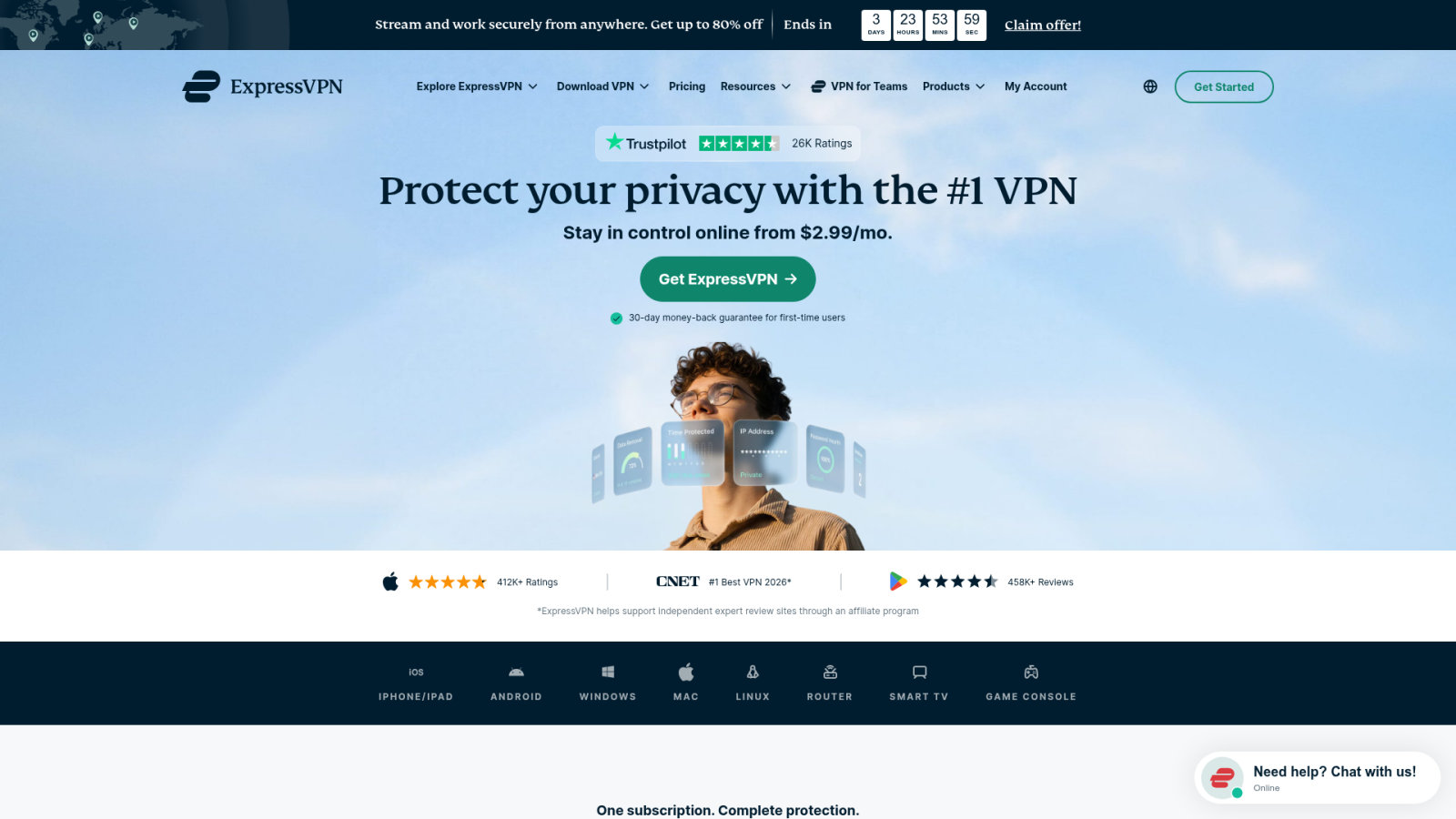 ExpressVPN : la stabilité premium pour tes sessions sur console