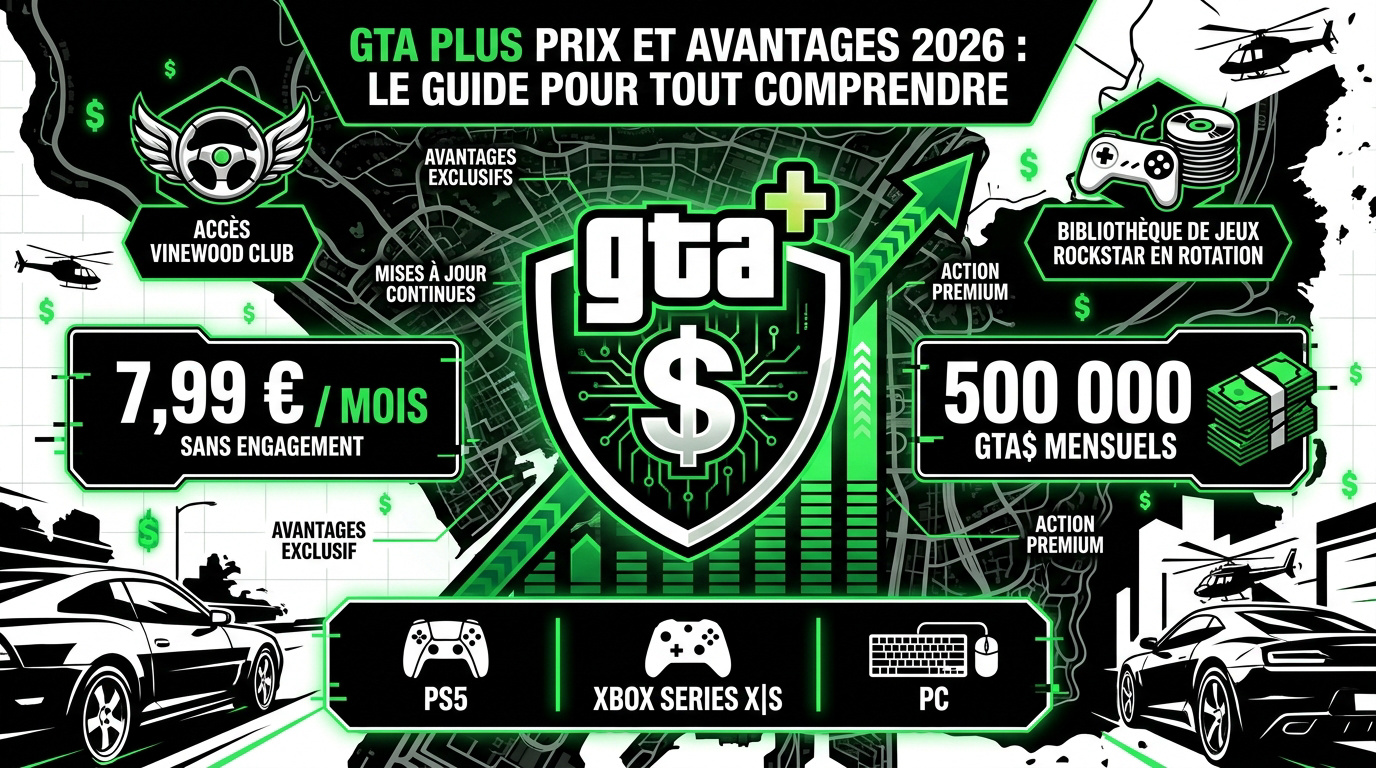 GTA Plus 2026 prix et avantages