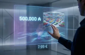 Prix et avantages de l’abonnement GTA+ en 2026 : guide complet Un utilisateur interagissant avec une interface holographique affichant les bonus et le prix d'un abonnement de jeu.