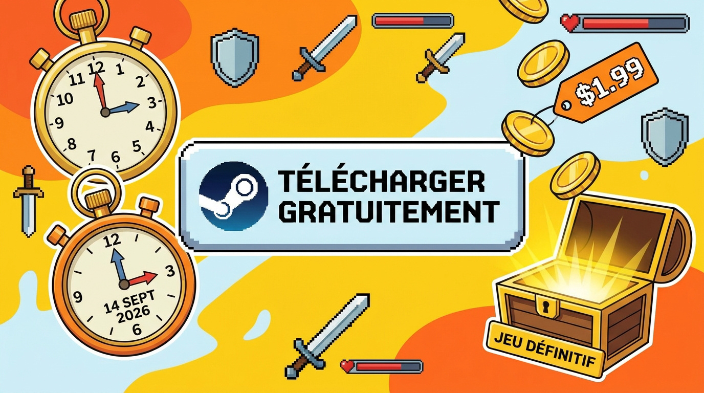Promotion Legends of Starkadia gratuit sur Steam jusqu'au 14 septembre 2026