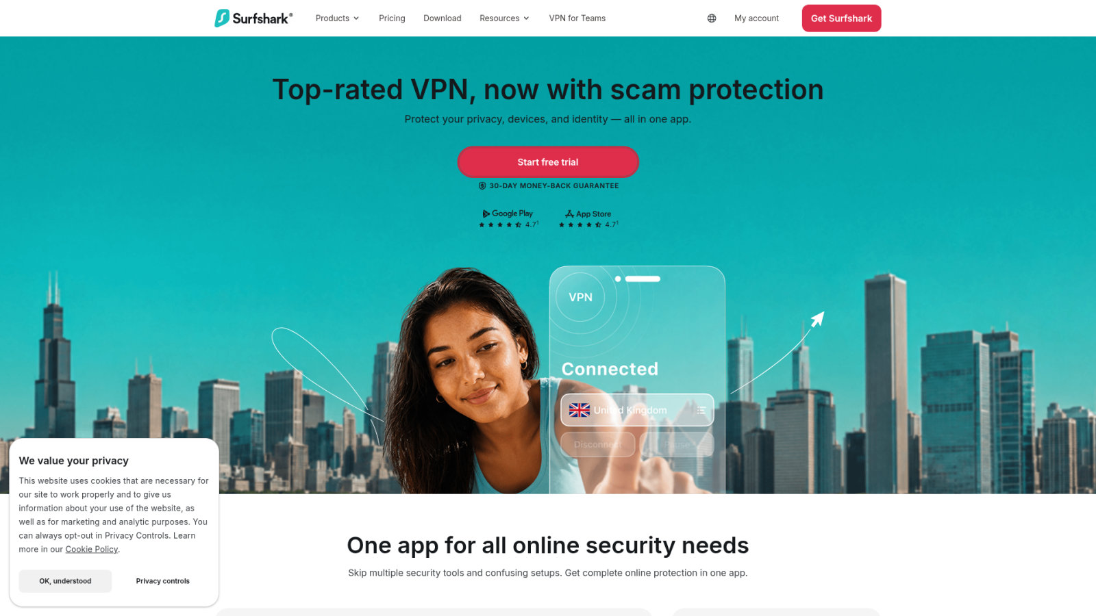 Surfshark : le meilleur rapport qualité-prix en connexions illimitées