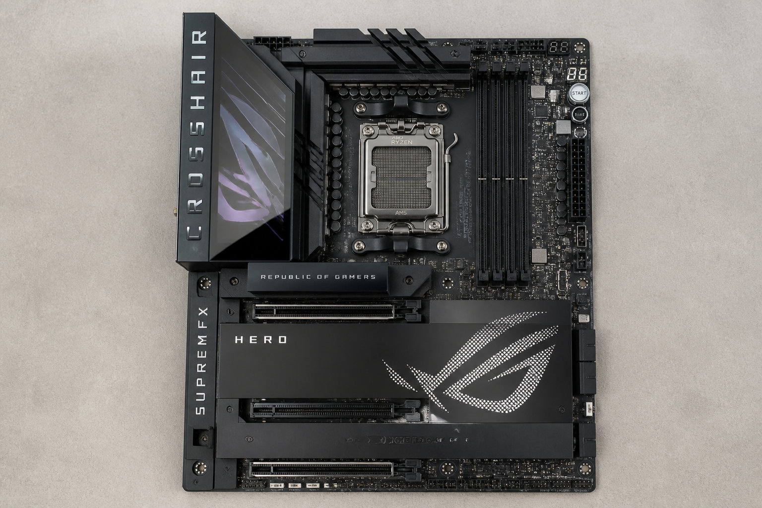 ASUS ROG Crosshair X870E HERO : la bête de course pour l'overclocking