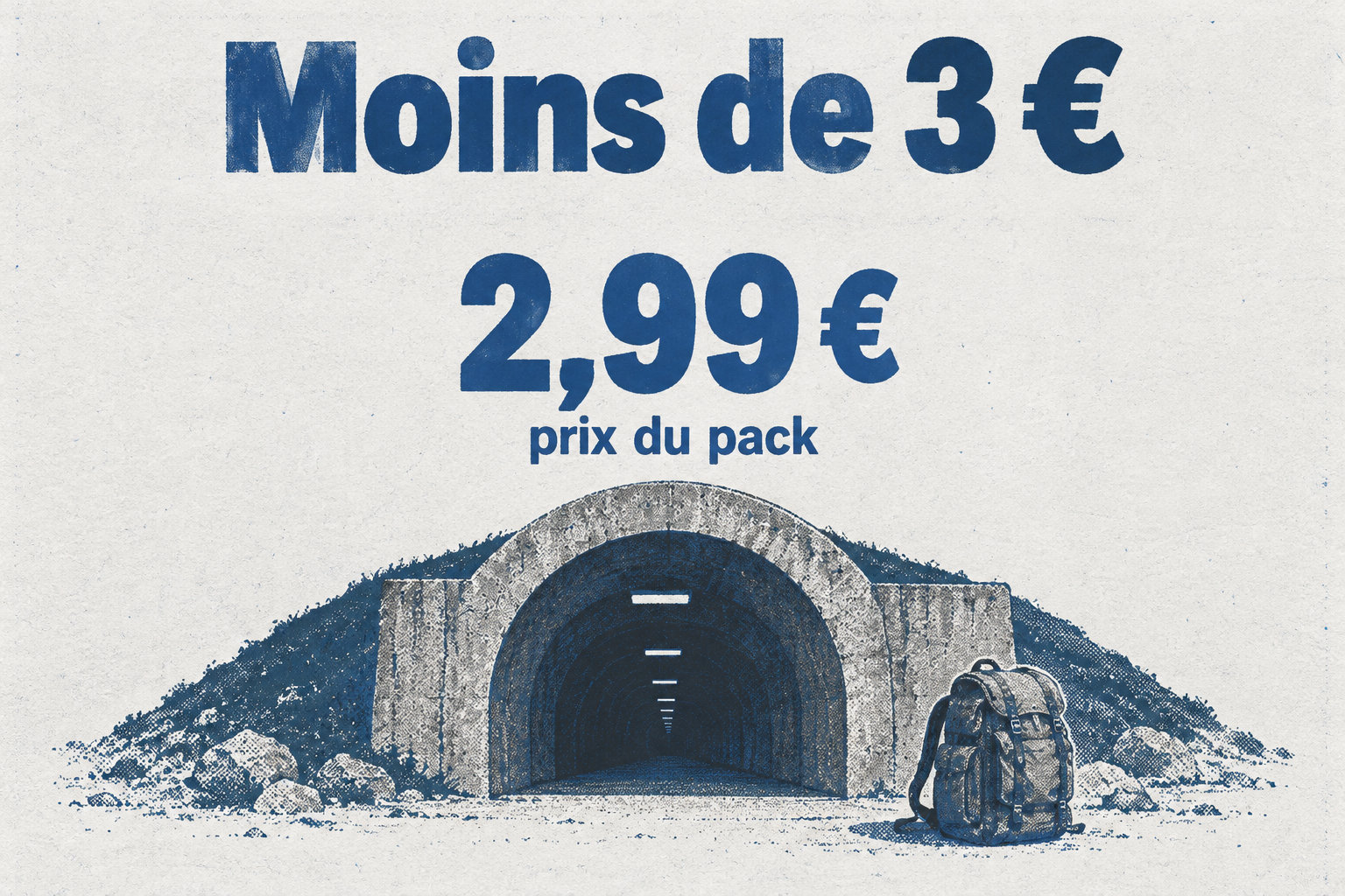 Le pack coûte 2,99 €.