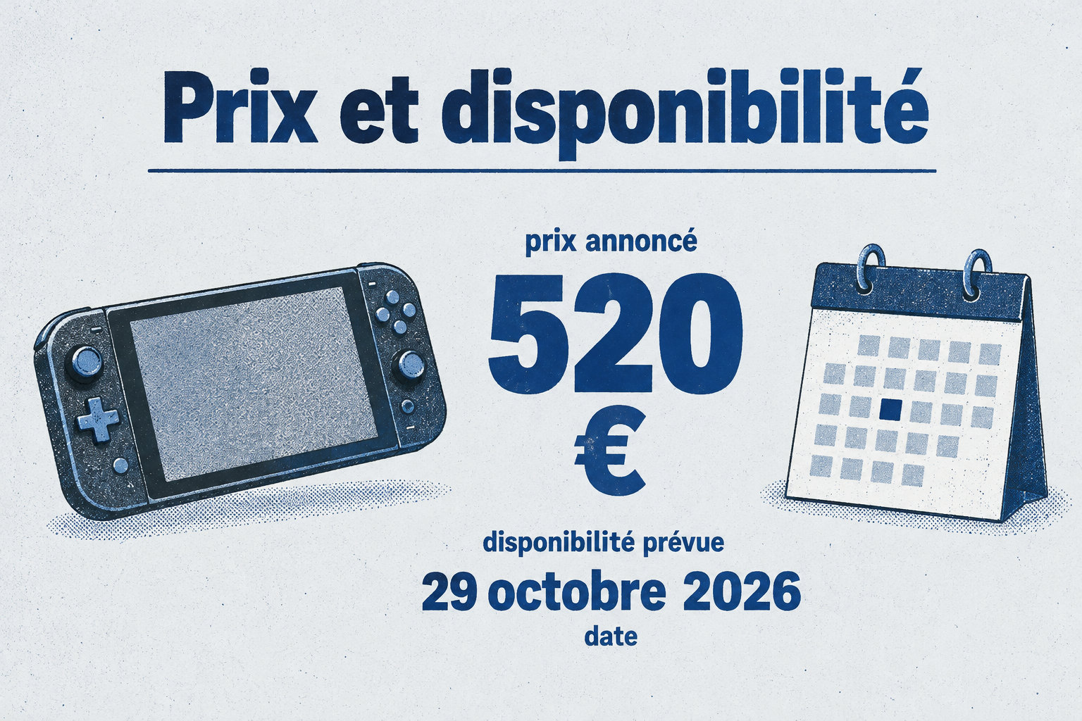 L’édition 40e anniversaire de The Legend of Zelda est annoncée à environ 520 €, avec une disponibilité prévue le 29 octobre 2026.